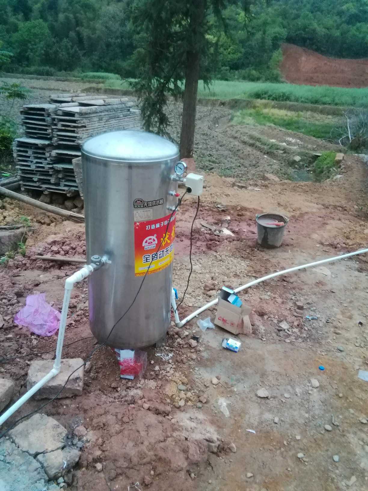 无塔供水器压力罐在农村如何搭配水井使用