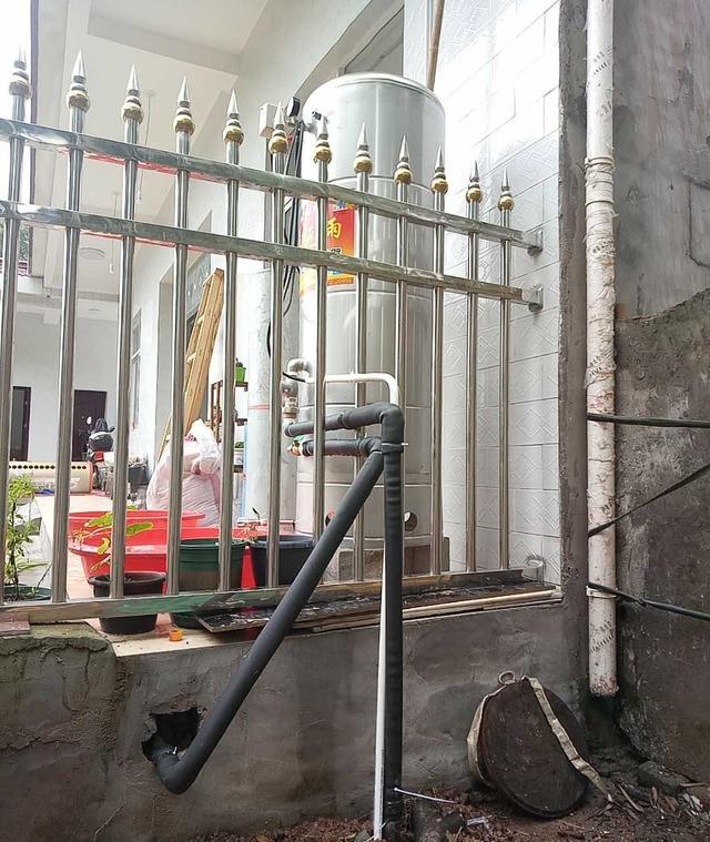 农村自建小院压力罐供水安装过程