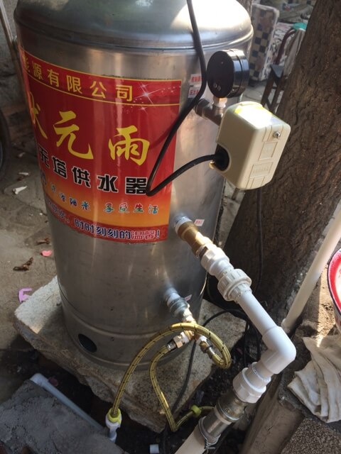 不锈钢无塔供水器安装使用示意图